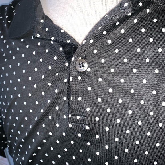J. LINDEBERG Made in Italy Polka Dot POLO TShirt - Picture 5 of 11